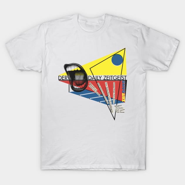 Der Daily Zeitgeist - Bauhaus Logo T-Shirt by The Daily Zeitgeist